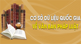 cơ sở dữ liệu quốc gia về văn bản pháp luật